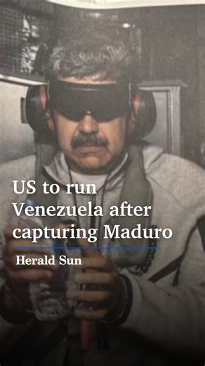 The United States will indefinitely run the Venezuelan government after capturing President Nicolas Maduro who is being transported to New York to face trial on drug trafficking charges. | Herald Sun