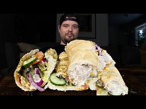 ASMR SUBWAY SANDWICHES MUKBANG; SPICY ITALIAN & TUNAFISH | DAVE KAY ASMR
