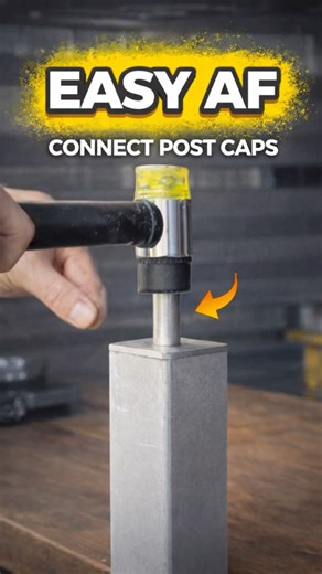 Handrail Hack. Connect Post Caps