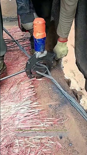 Electric Wire Twister Makes Perfect Steel Stranded Cable In Seconds