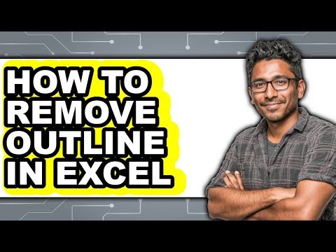 How to Remove Outline in Excel (only Way)