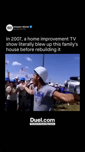 Unseen World on Instagram: "They Blew Up an Entire House… for a TV Show 😳💥 In 2007, Extreme Makeover: Home Edition filmed what would become one of the most unbelievable moments in TV history. The Miller family’s home in Cheyenne, Wyoming had been declared unsafe due to dangerous radon contamination — so unsafe that demolition wasn’t enough. Producers decided to go all in: instead of bulldozing it, they packed the house with dynamite and detonated the entire structure in front of 