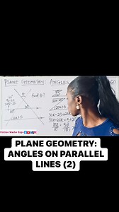 #planegeometry: ANGLES ON PARALLEL LINES Discover the beauty of this this tutorial and be gingered for Circle Theorem 😆 #geometry #viralmath #viralfypシforyoupage #Math #viralfypシ #onlinemath #onlinestudy #ExamPrep #gcsemath #GCSE #igcsemaths | Online Maths Expo