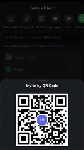 my discord qr code join