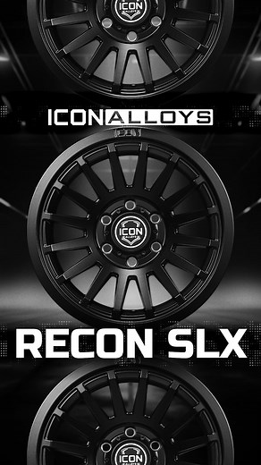 The Recon SLX—a sleek evolution of classic ICON Alloys wheels! 🔥 Featuring a bold concave 16-spoke design and ICON-optimized styling, this wheel adds a touch of sophistication to any ride. With a smooth lip and embossed cap design, the Recon SLX not only enhances your vehicle's appearance but also elevates its performance. 🚀 Available in Satin Black and Charcoal finishes, it's anything but ordinary. Shop now, link in bio! #iconvehicldynamics #iconalloys #alloywheels | ICON Vehicle Dynamics