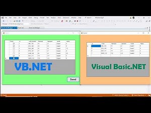 VB.NET Tutorial: Send Data from DataGridView to Another Form (Visual Studio 2022)