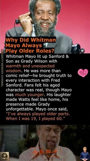 Why Did Whitman Mayo Always Play Older Roles?