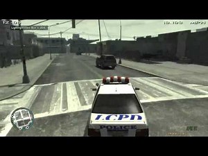 GTA IV LCPD: First Response Police Mod Gameplay (15) HARDCORE MODE!