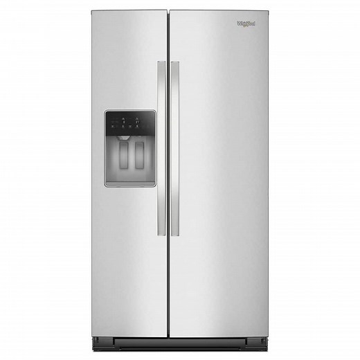 Reviews for Whirlpool 36 in. 20.85 cu ft. Counter Depth Side-by-Side Refrigerator in Fingerprint Resistant Stainless Finish w/ TruCool System | Pg 1 - The Home Depot