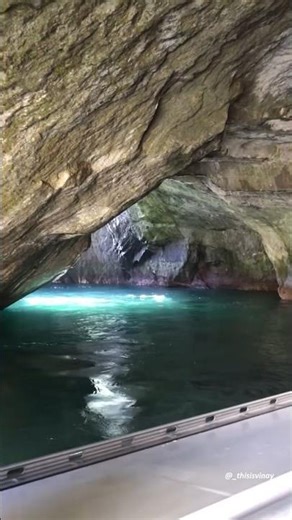 Dogashima 堂ヶ島 cave tour 🛥️ Into the cave.🌊 #japan #nature #堂ヶ島 #seacaves #天窓洞 #ocean
