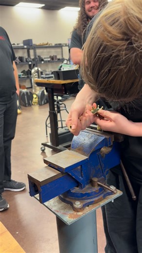 Straightening saxophone necks can go well or really bad. #bandinstrumentrepair | Southeast Music Institute