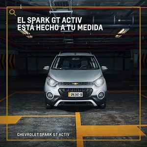 Cuando buscas que la ciudad sea perfecta para vivir nuevas emociones con los 70KM X Galón* del Chevrolet Spark GT Activ, encuentras nuevos caminos 🌇 | Chevrolet