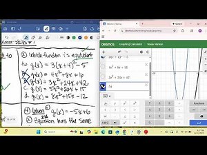 Calculator Skills #7 STAAR Aligned Algebra EOC