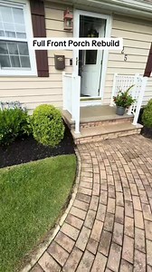 Front Porch Rebuild Step by Step Start 2 Finish #fy #constructiontok #stepbystep #trending #construction #fyp #howto #frontporch #rebuild #viral #bluecollar #DIY #downesconstruction | Ellaonwheels0 | Facebook
