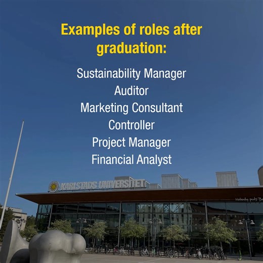🎓 Ready to take the next step in business and economics? Study at Karlstad Business School, an AACSB-accredited institution, a mark of excellence held by only 6% of business schools worldwide. 💼 From marketing and finance to management and economics, our programmes prepare you to lead, analyse, and create impact in a global business world. 🔗 Discover our programmes: https://www.kau.se/en/education/programmes-and-courses/programmes/programmes-english 💬 Questions about studying business and ec