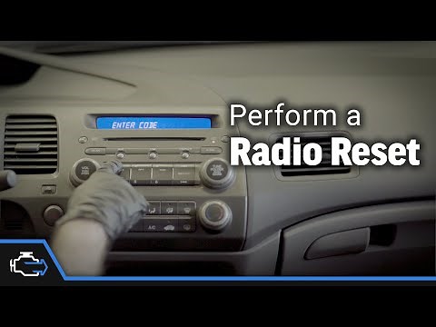 Radio Reset – 2006-2011 1.8L Honda Civic