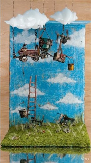 Cloud Riding Contraption Animation Concept