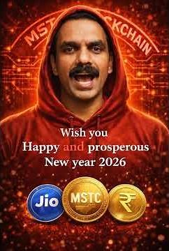 Shorts -45 I Wish you Happy New Year 2026, A year of wealth creation | MST Blockchain | JIO coin |