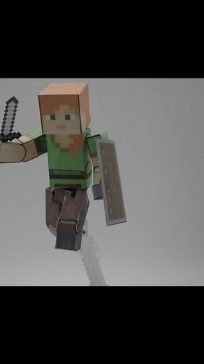 making my own articulated Minecraft Alex Paper craft. follow me for more future uploads. watch the full process video on my YT channel. #minecraft #papercraft #alex #art #create #cutandfold #artsandcrafts #papercut #paper #collectibles