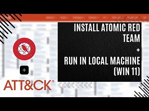 Install Atomic Red Team in Win 11 and run the MITRE ATT&CK locally in the machine [2024].