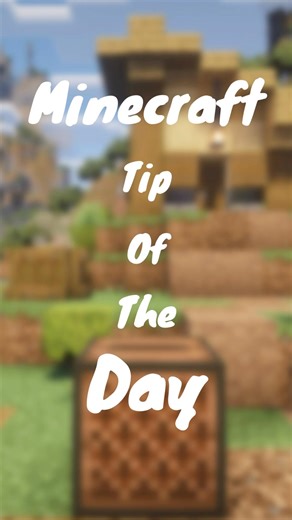Minecraft Tip of the Day 9 #shorts #tips