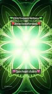 639 Hz Solfeggio Frequency Meditation 💚 This frequency is known to resonate with the heart chakra, attracting love, new relationships & harmonizing emotions. #meditationmusic #relaxation #visualart #solfeggio #solfeggiofrequencies #639hz #sleep #manifestation #5dwaves #mentalhealth | 5D Waves