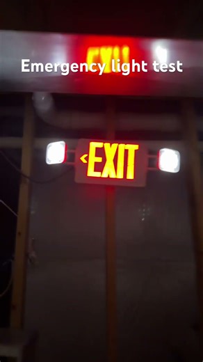 Emergency light test
