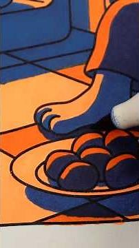 2 Marker Coloring Session: high-contrast, dreamlike aesthetic