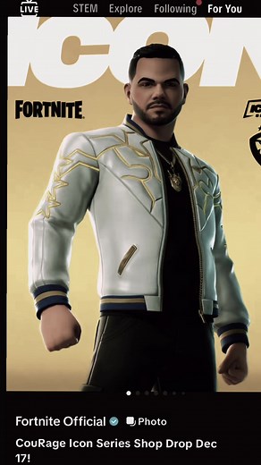 Courage JD Icon Skin Teaser in Fortnite