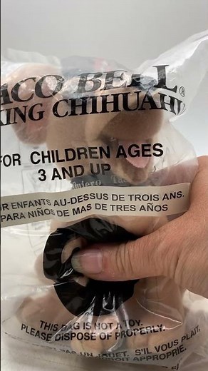 Talking taco Bell Chihuahua sealed new plush ￼