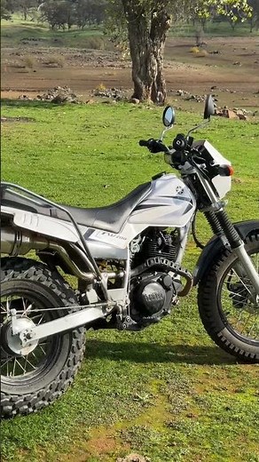 Winter ride, running strong! TW200. #tw200 #yamahatw200