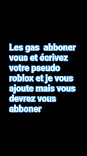 qui veut l'ajouter sur roblox