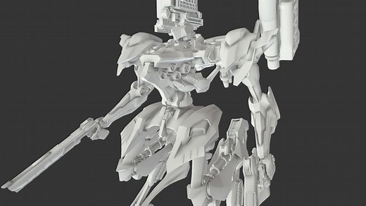 Armored Core export (Lightweight build) - Download Free 3D model by Lev_Ornstein