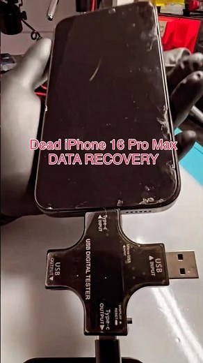 Dead iPhone 16 Pro Max Repair To Save Customer’s Data #shorts