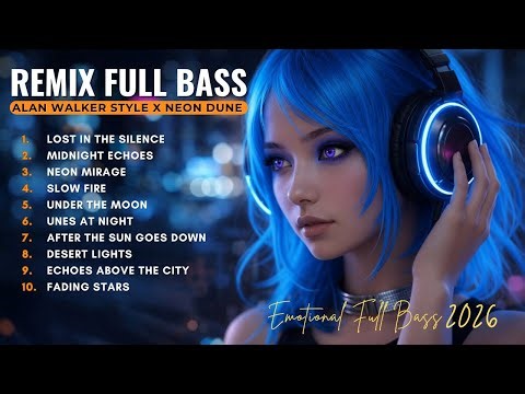 DJ Full Bass Remix 2026 🎧 | Alan Walker Style Full Album Mix #EDM #Chill