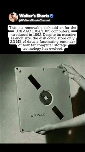 A 14-Inch Disk That Stored Only 2.2 MB 🤯💾