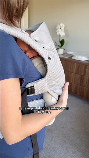 How to Adjust your Mom Cozy Baby Carrier Before First Use | Momcozy Baby Carrier