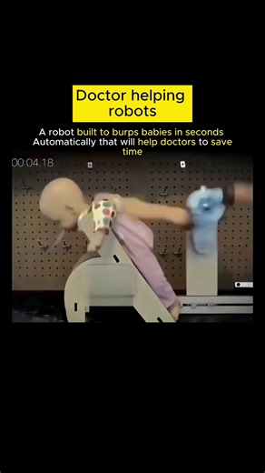 🚀 Smart Baby Burping Robot Helps Doctors Save Time🌌