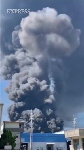 HUGE explosion rocks chemical plant in China with 5 dead and dozens injured