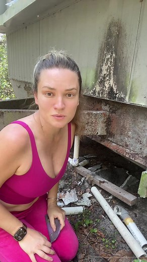 Like life wasn’t already stressful enough 😅 #mobilehome #trailerremodel #diyrenovation #homeownership #homesteadlife