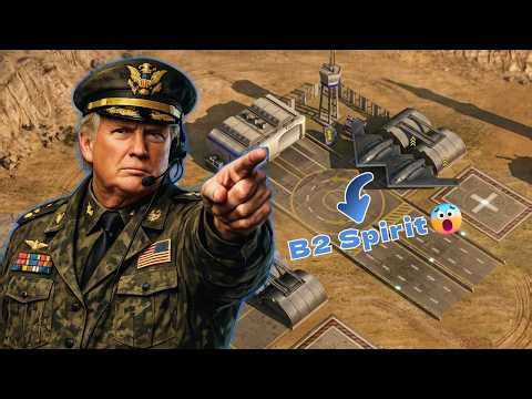 Trump Dominates the Battlefield with B-2 Bomber🔥✈️ | C&C Generals Zero Hour Reborn Mod