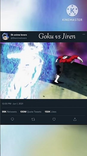 Goku vs Jiren The most deadly combat fight of the anime history#anime#goku#dragonballsuper