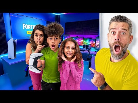 SORPRENDEMOS a PAPÁ con el GAMING SET UP de sus SUEÑOS!