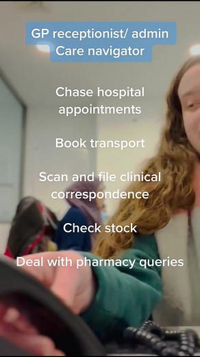 Roles of GP Receptionist/Admin Staff in the NHS