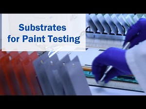 The quality of the panels for paint testing in our laboratory