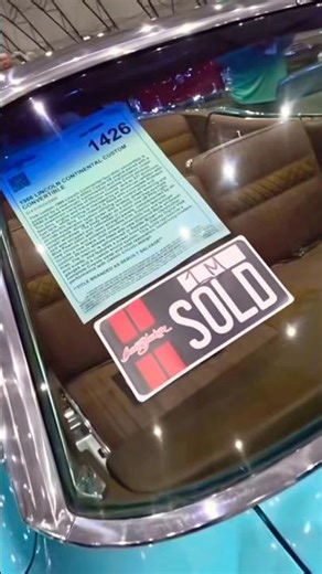 🔥 This Lincoln Continental Just Sold for $1.1 MILLION 😳