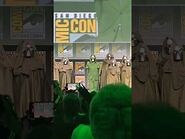 Robert Downey Jr. surprises Hall H to announce his return to the MCU as Doctor Doom.