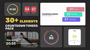 Download Countdown Timers Pack - Videohive - aedownload.com