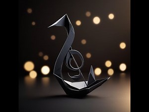 🎶 How to Make an Origami Musical Note – Easy Paper Craft Tutorial! 🎵