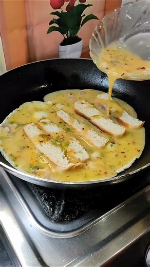 5 Min Bread Omelette 🔥 | Super Easy Breakfast